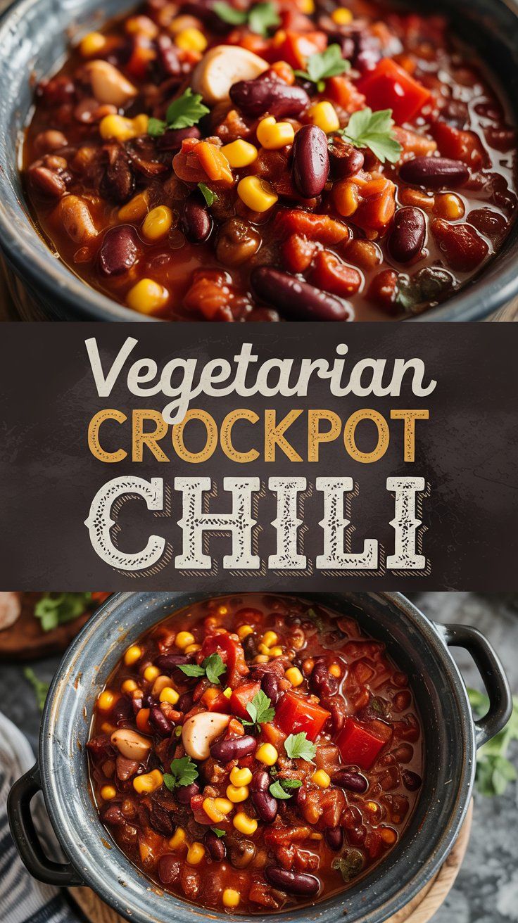 Vegetarian Crockpot Chili