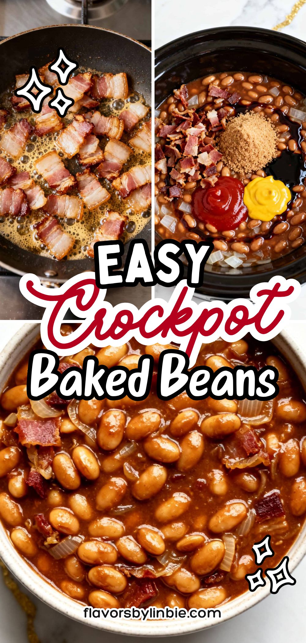 Easy Crockpot Baked Beans