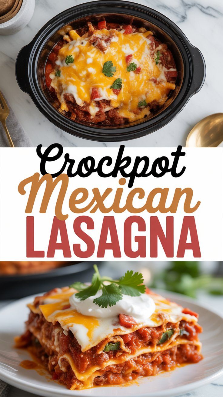 Crockpot Mexican Lasagna