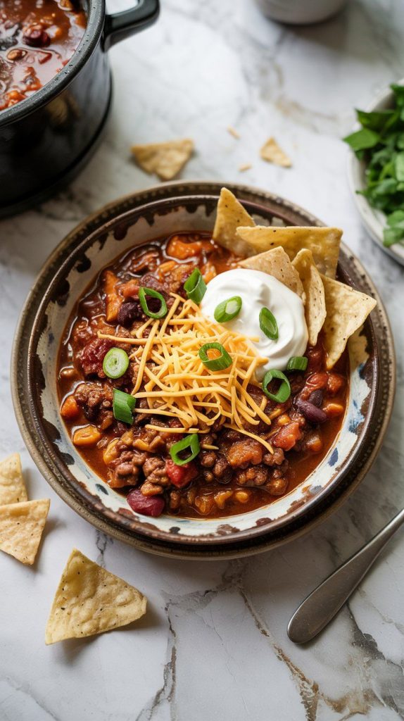 Crockpot No Bean Chili