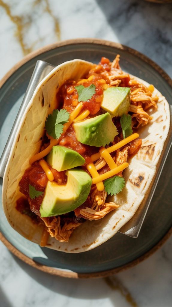 Crockpot Salsa Chicken