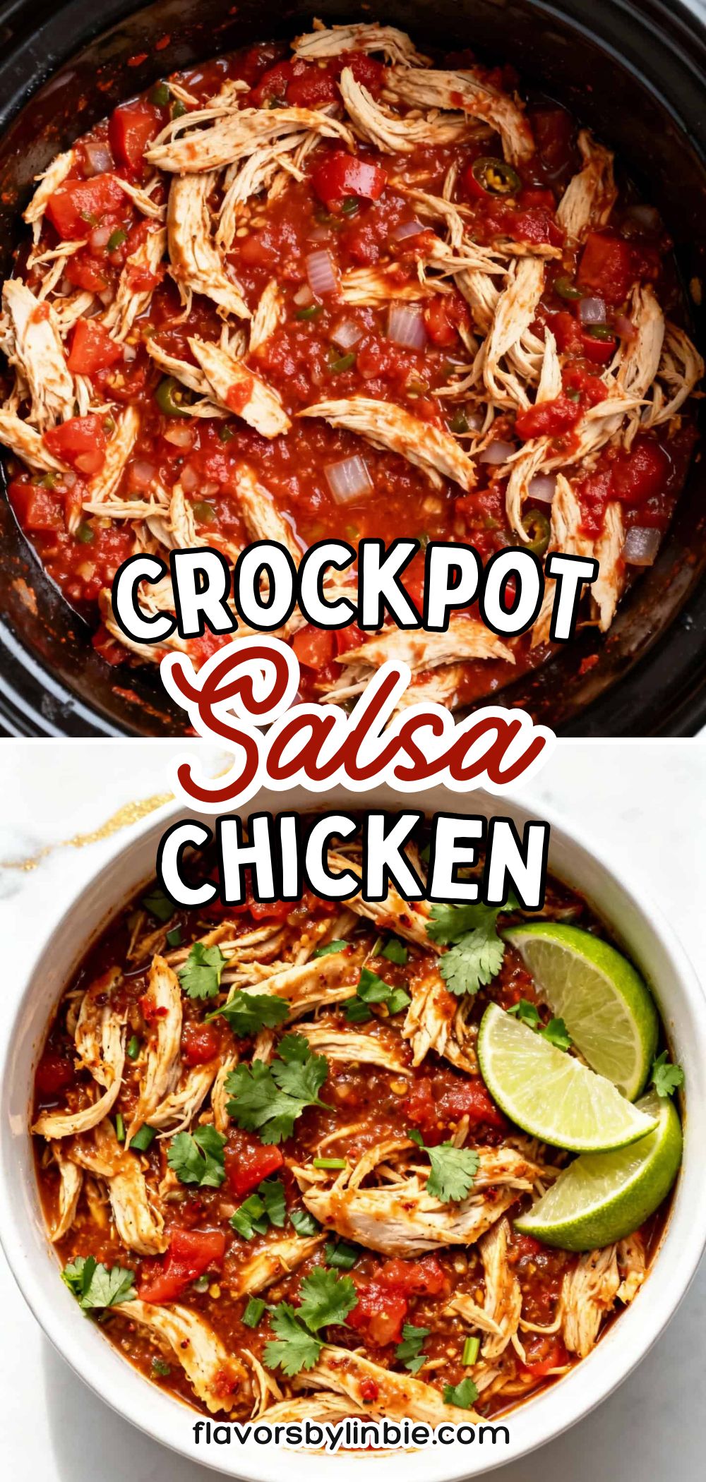 Easy Crockpot Salsa Chicken
