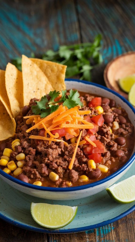 Mexican Ground Beef Crockpot Recipe