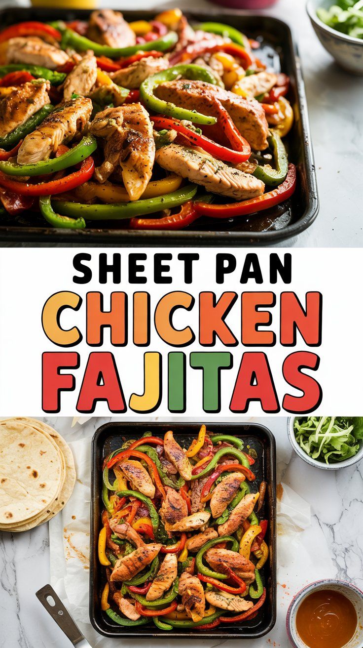 Sheet Pan Chicken Fajitas