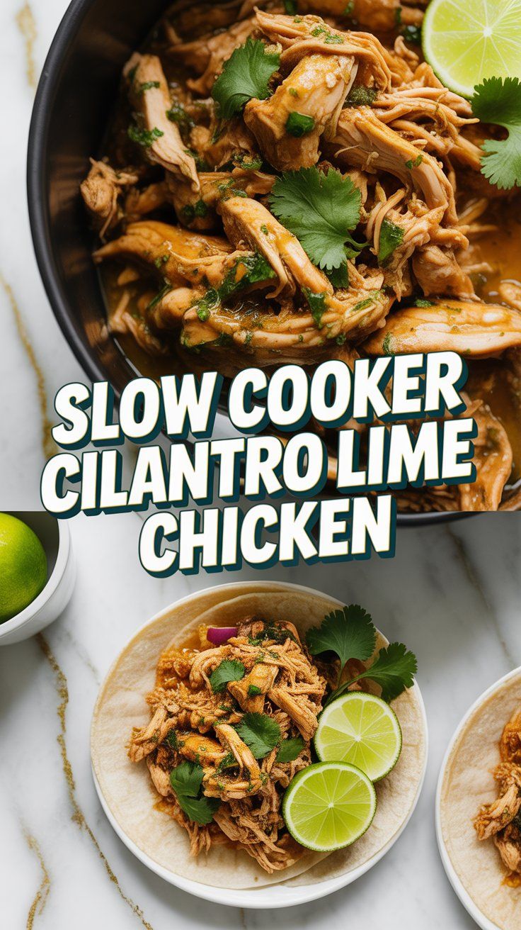 Slow Cooker Cilantro Lime Chicken
