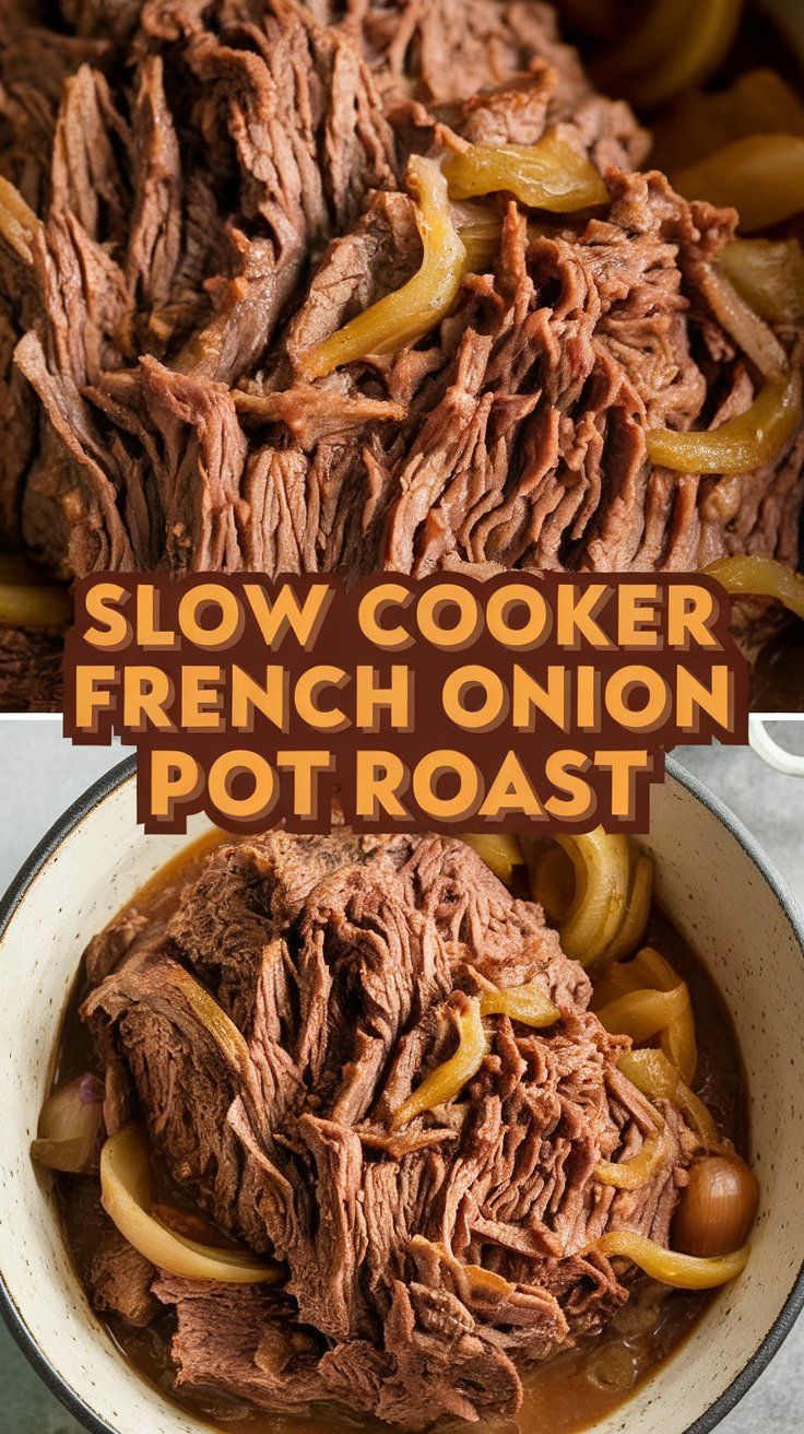 Slow Cooker French Onion Pot Roast