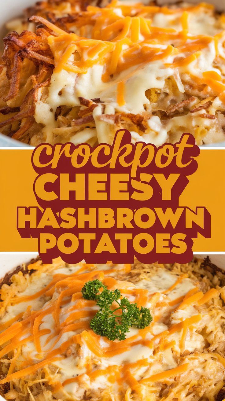 Crockpot Cheesy Hashbrown Potatoes