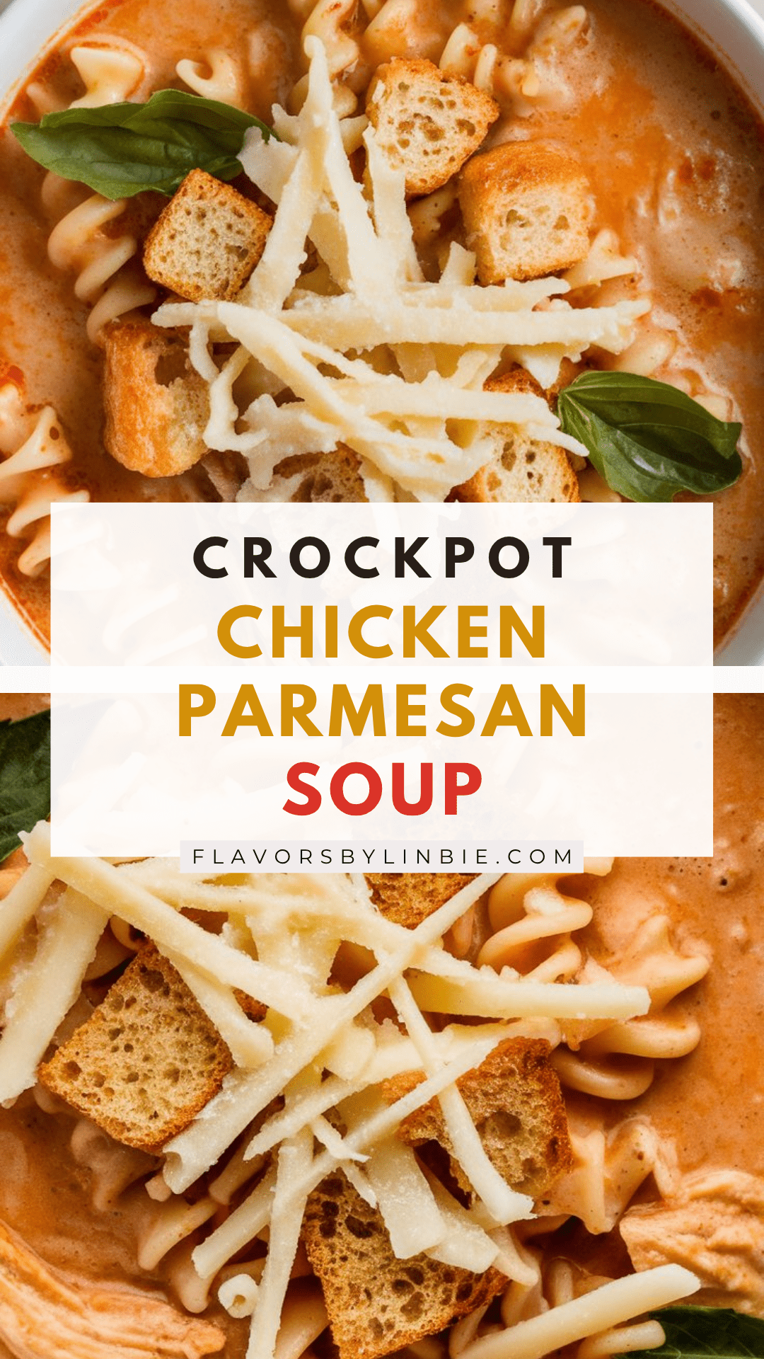 Crockpot Chicken Parmesan Soup