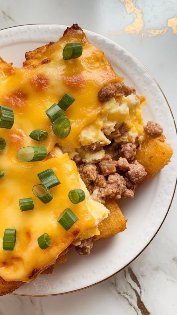 Crockpot Tater Tot Breakfast Casserole
