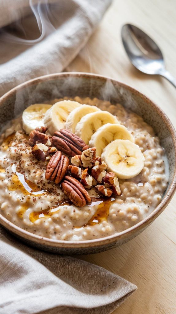 Slow Cooker Maple Brown Sugar Oatmeal