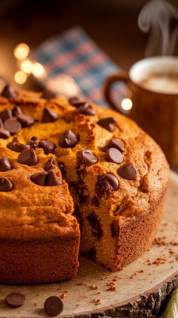 Slow Cooker Pumpkin Chocolate Chip Bread