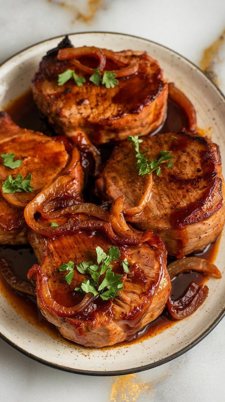 Crockpot BBQ Pork Chops