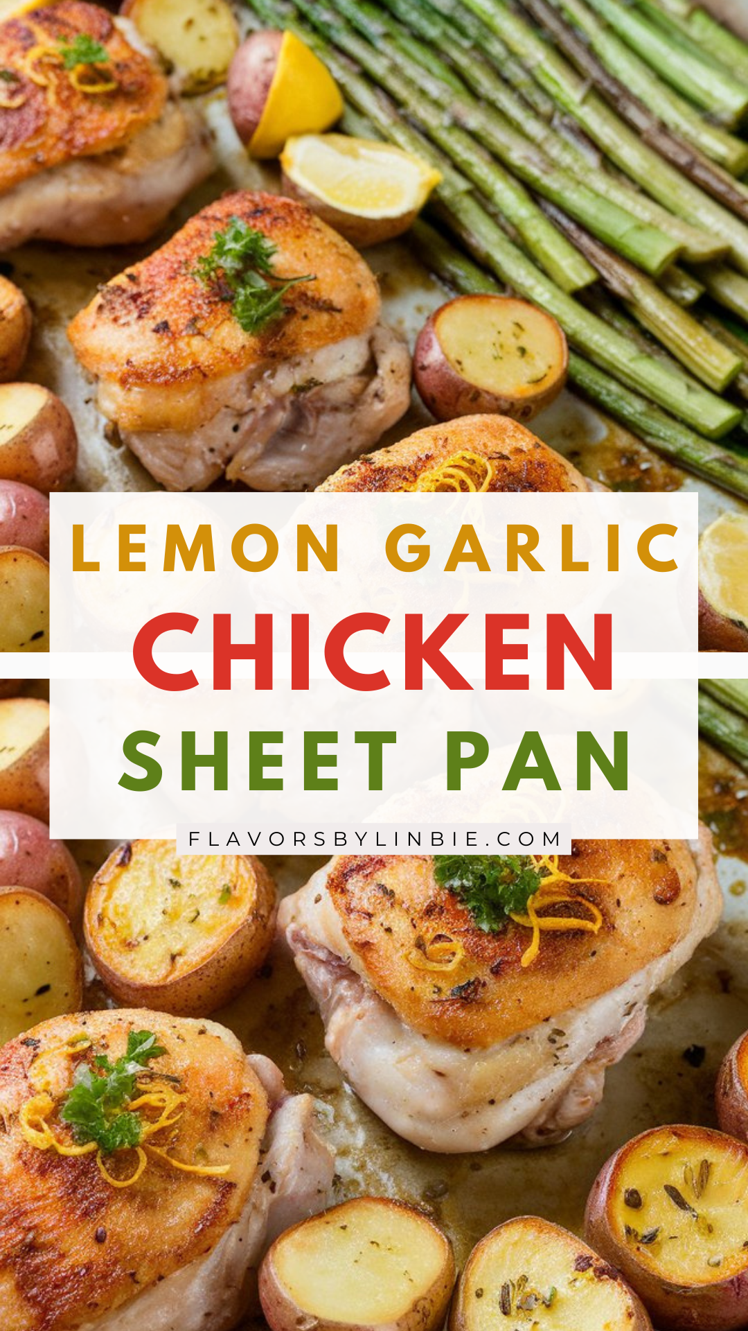 Lemon Garlic Chicken Sheet Pan