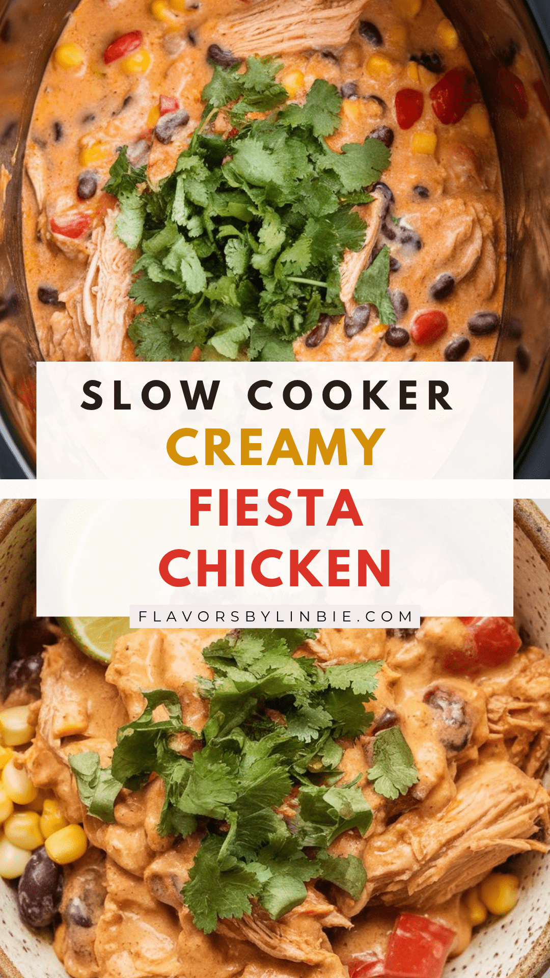 Slow Cooker Creamy Fiesta Chicken