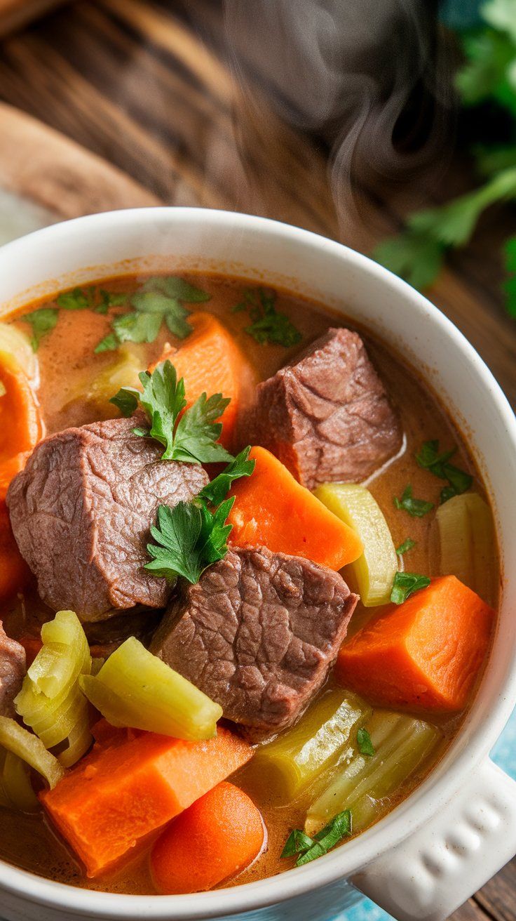 Crockpot Beef Sweet Potato Stew