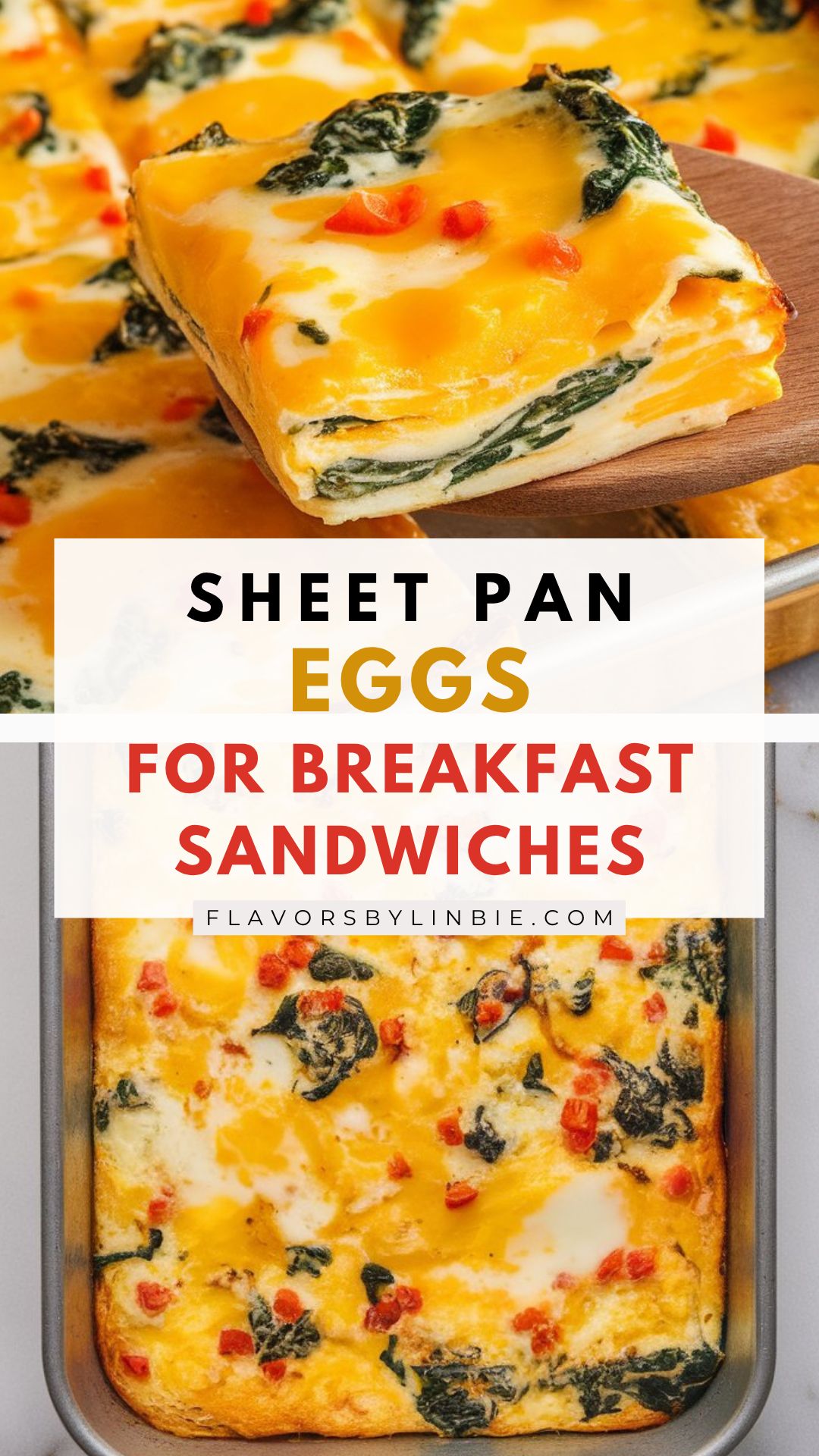 Sheet Pan Eggs for Breakfast Sandwiches