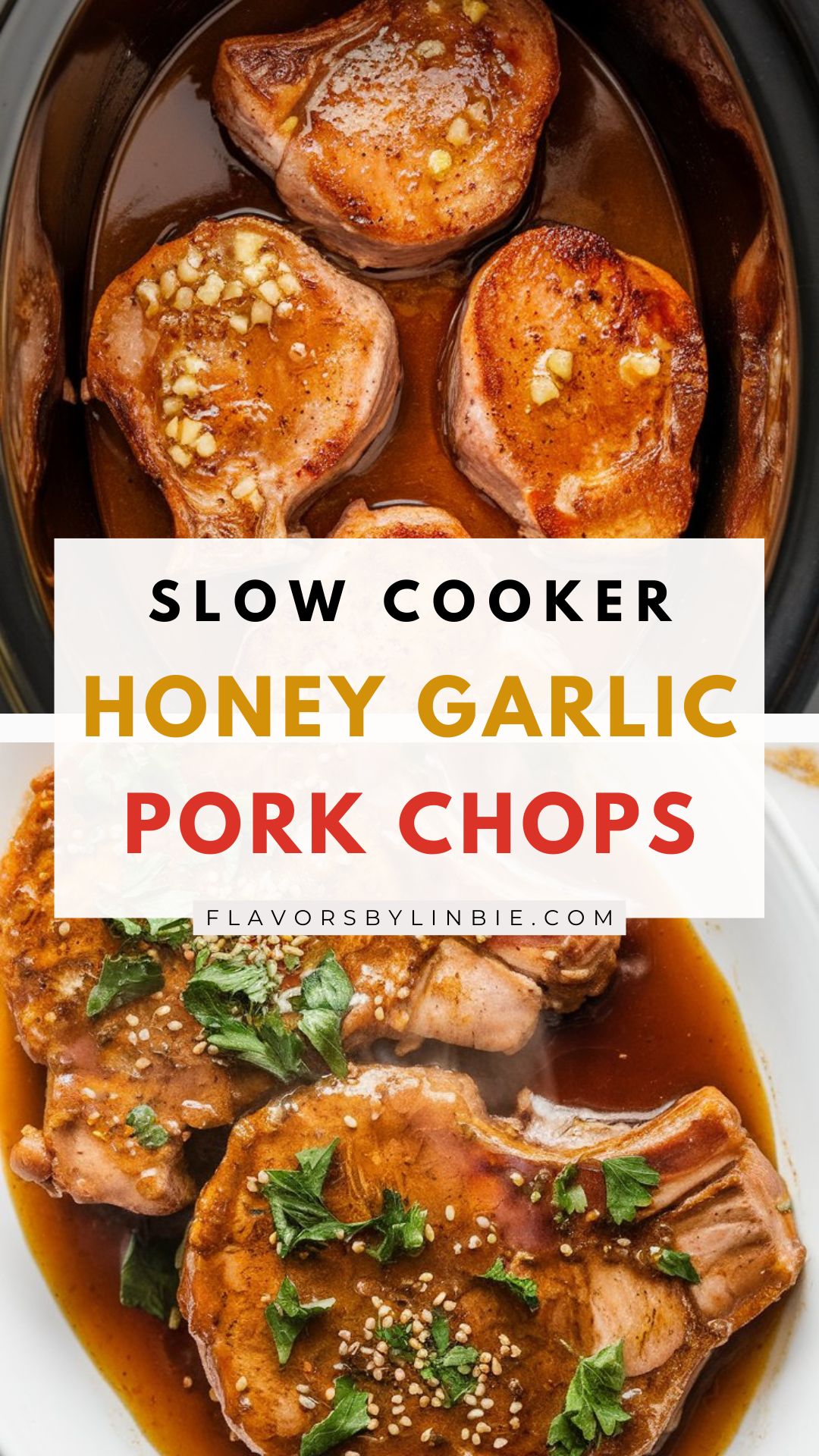 Slow Cooker Honey Garlic Pork Chops