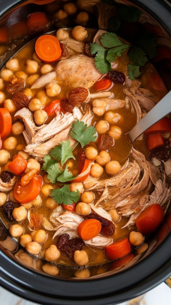Slow Cooker Moroccan Chicken Stew