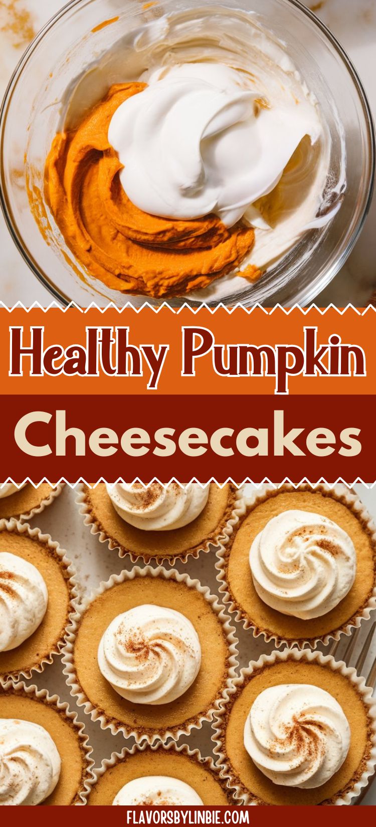 Healthy Pumpkin Cheesecakes