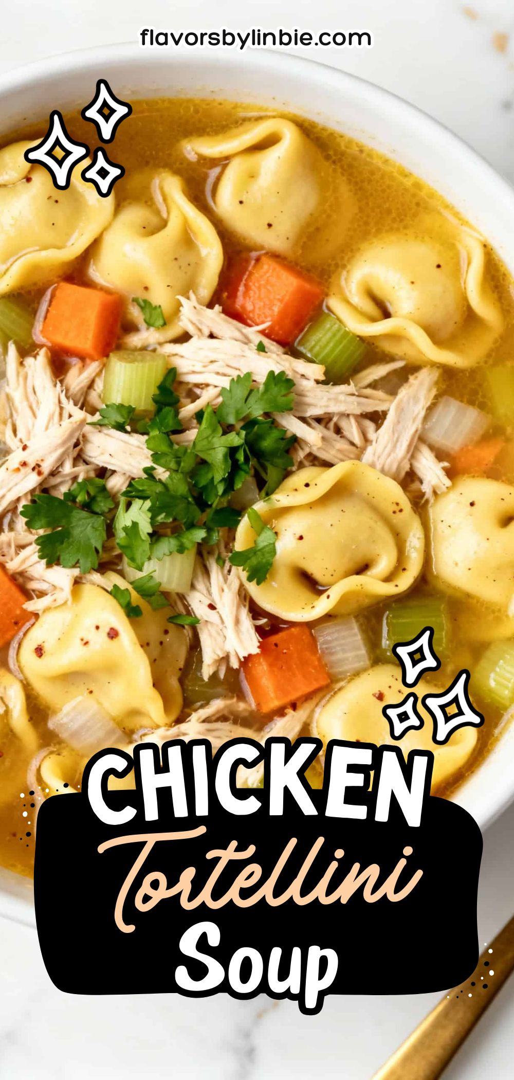 Cozy Chicken Tortellini Soup