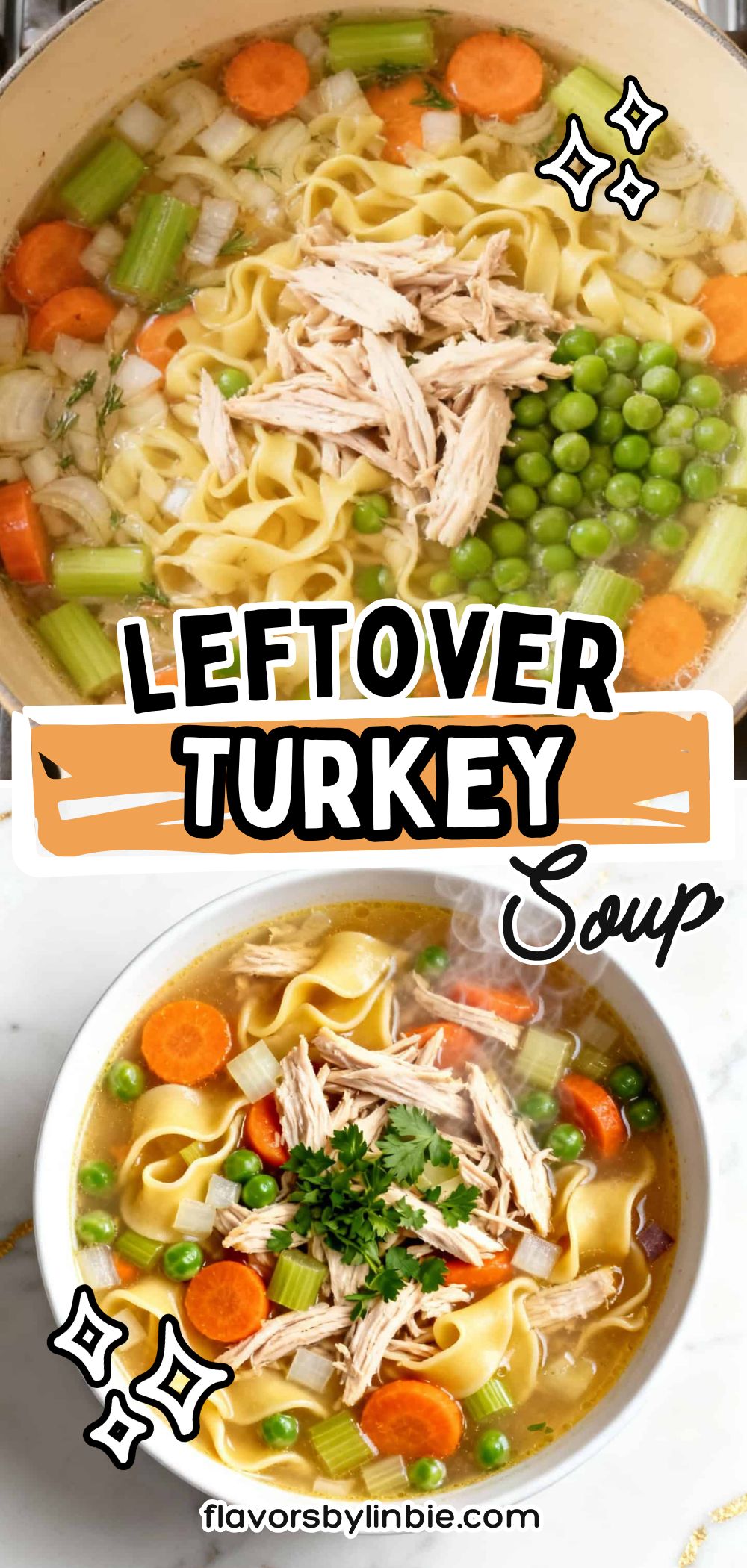 Leftover Turkey Soup