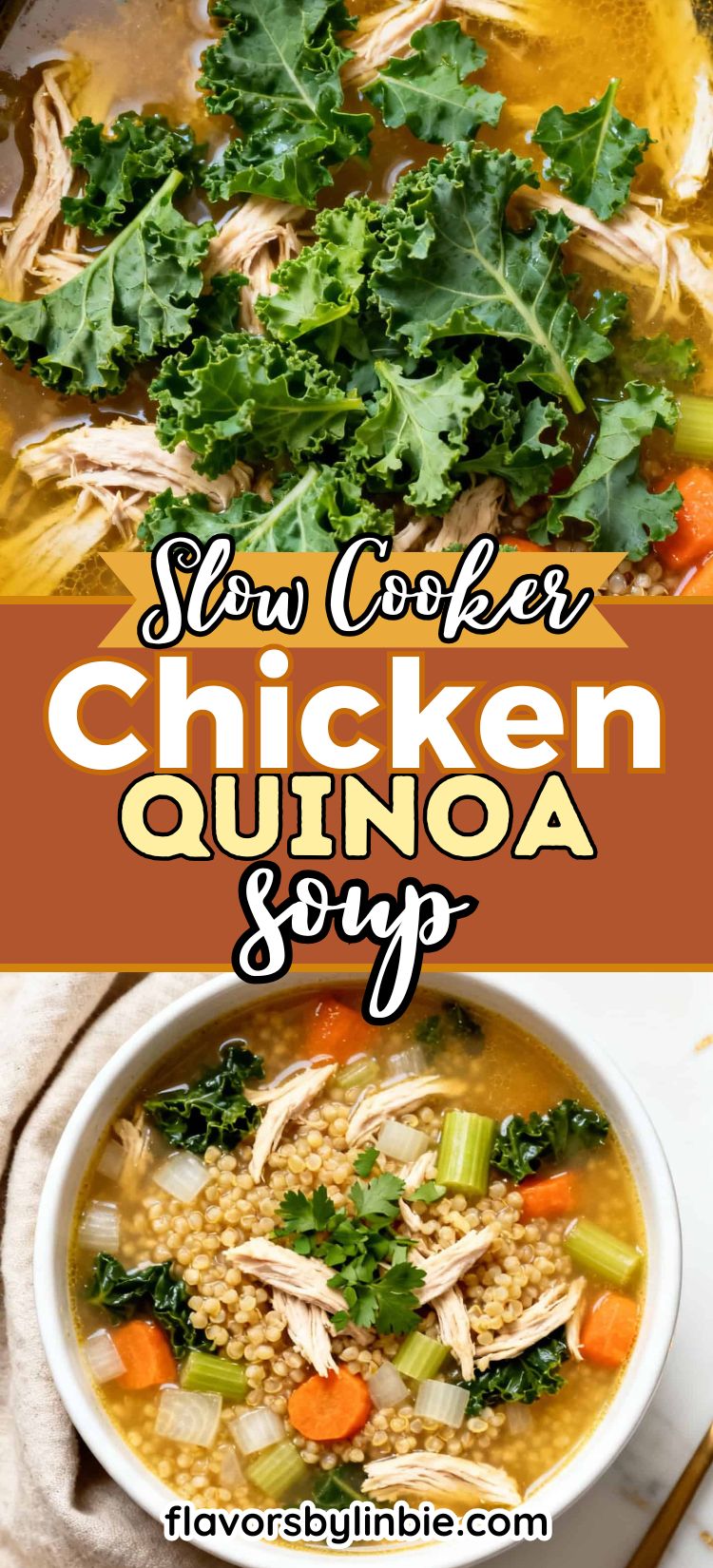 Slow Cooker Chicken Quinoa Soup
