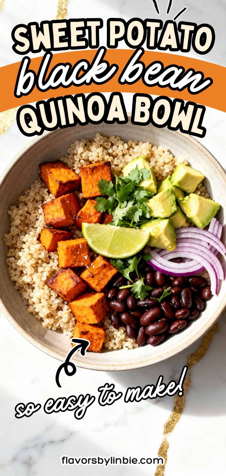 Sweet Potato Black Bean Quinoa Bowl