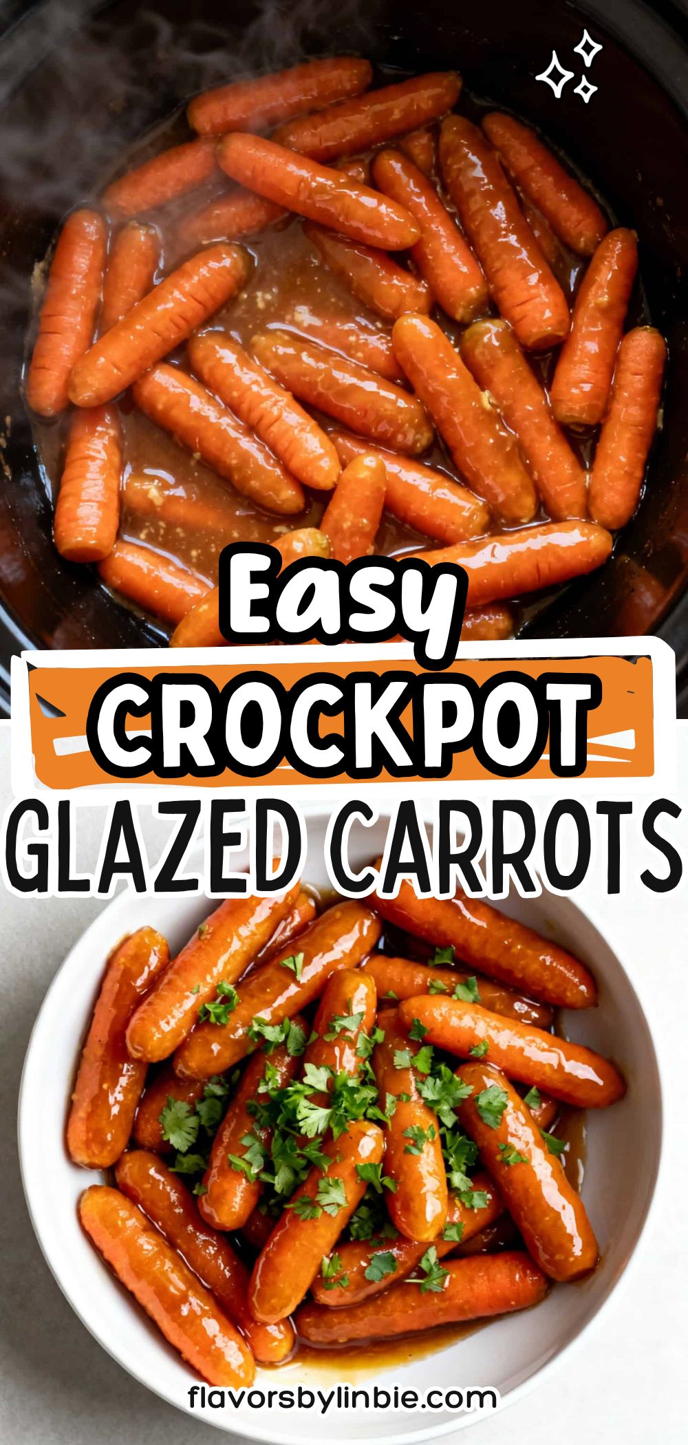 Easy Crockpot Glazed Carrots