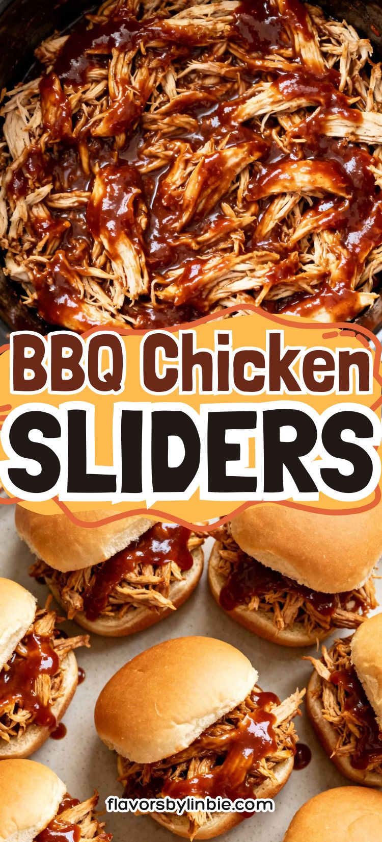 Crockpot BBQ Chicken Sliders