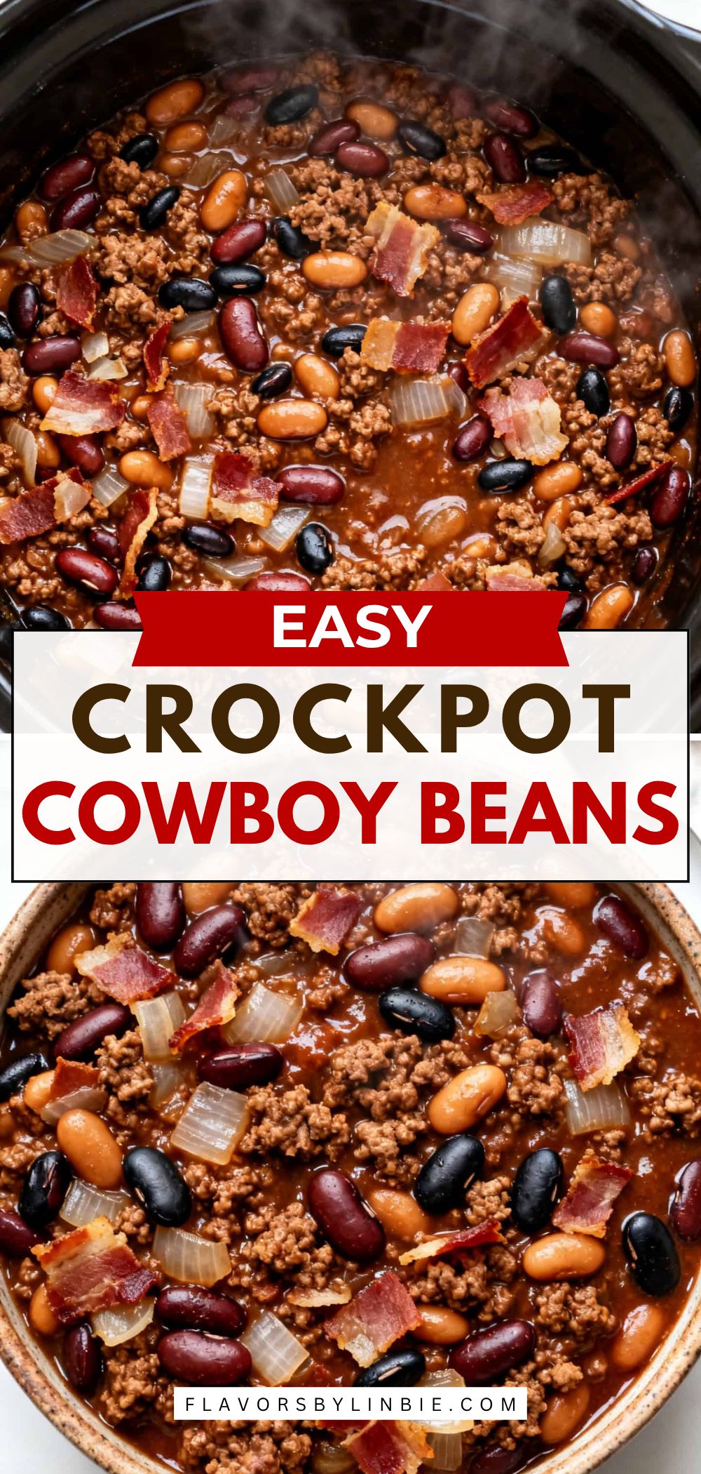 Easy Crockpot Cowboy Beans