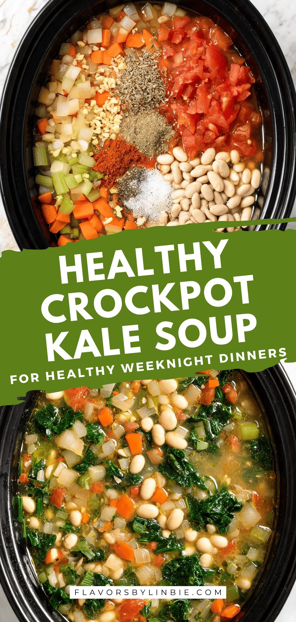 Healthy Crockpot Kale Soup