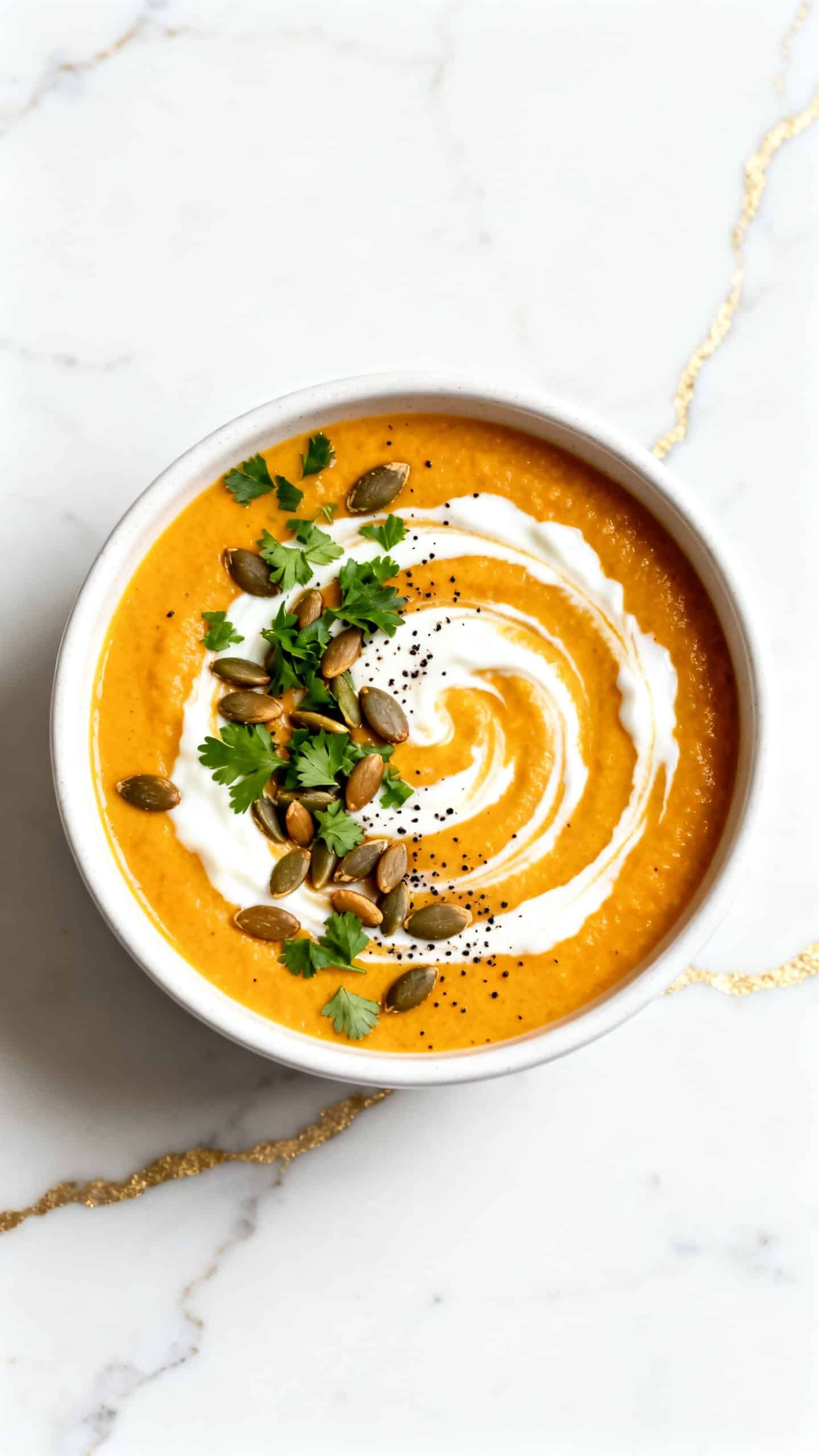 Healthy Crockpot Sweet Potato Soup