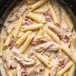 Chicken Bacon Ranch Pasta Crockpot