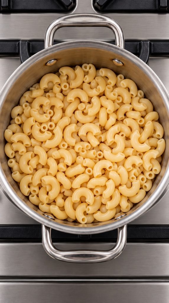 Step 4: Cook and Drain the Macaroni