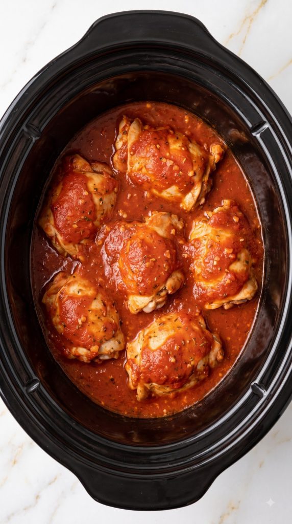 Step 2: Slow Cook the Chicken
