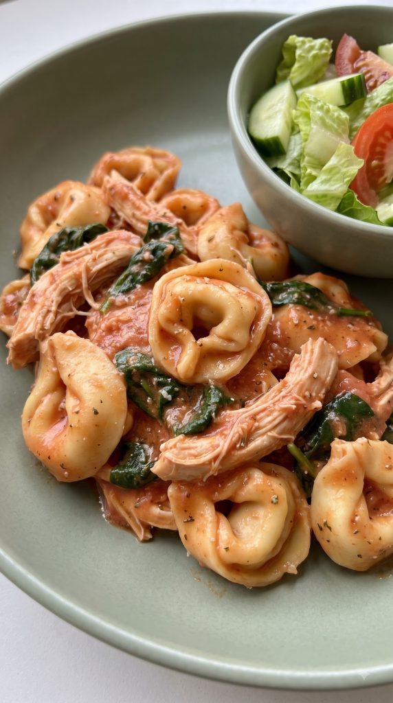 Why this Crockpot Chicken Tortellini works