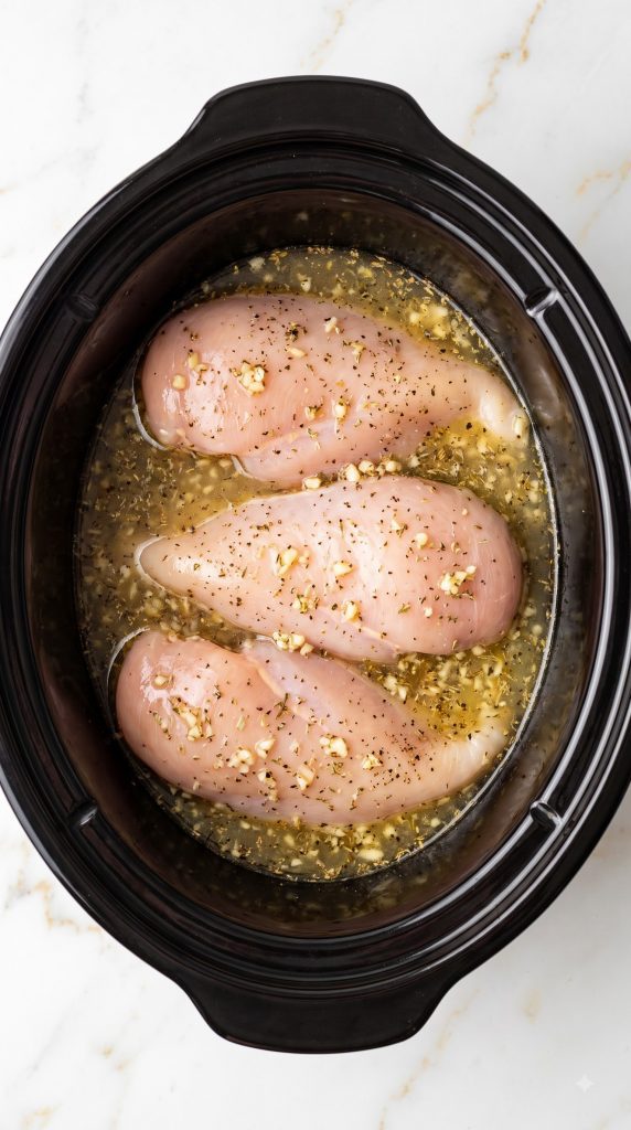 Step 1: Fill the Slow Cooker