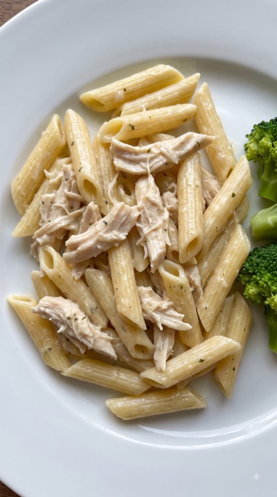 Why this Crockpot Italian Chicken Pasta works