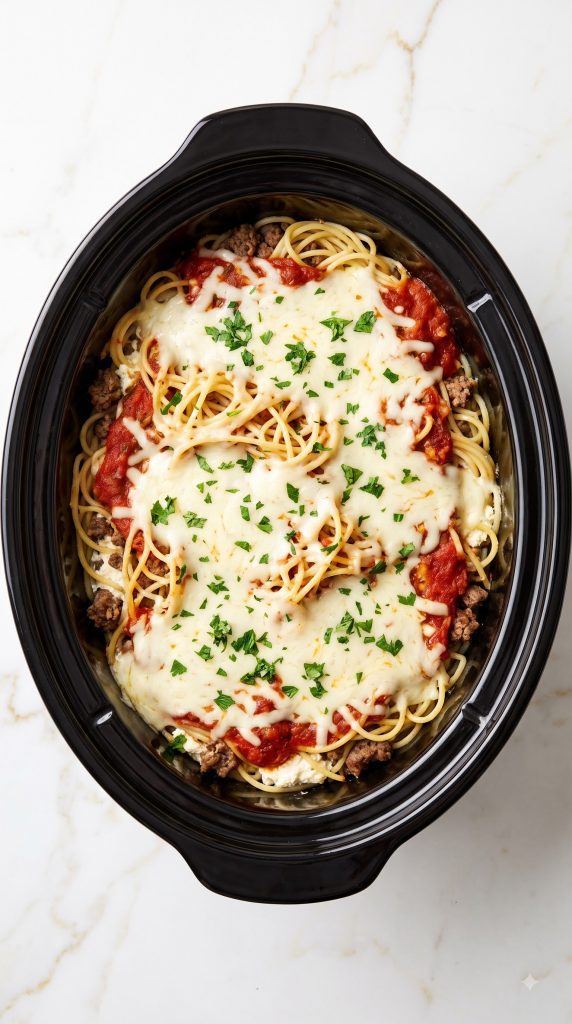 Step 5: Slow Cook and Melt the Cheese