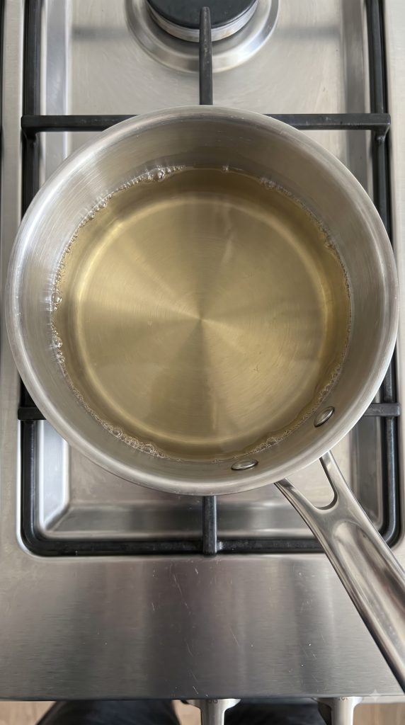 Step 1: Heat the Dashi