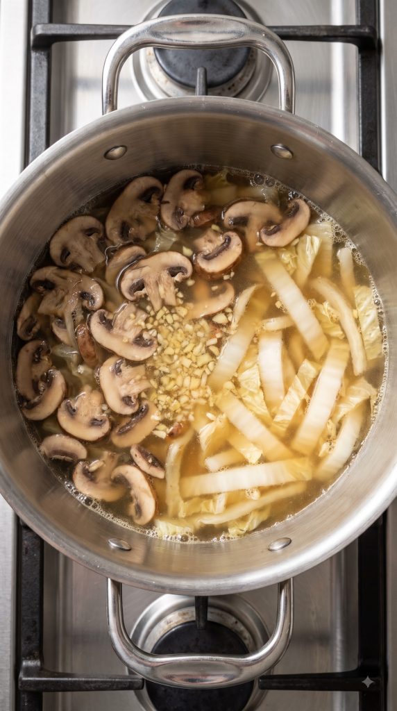 Step 3: Simmer the Cabbage Ribs