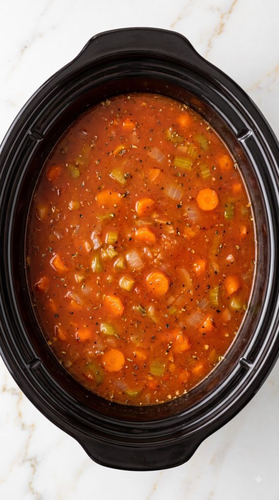 Step 2: Slow Cook the Vegetables