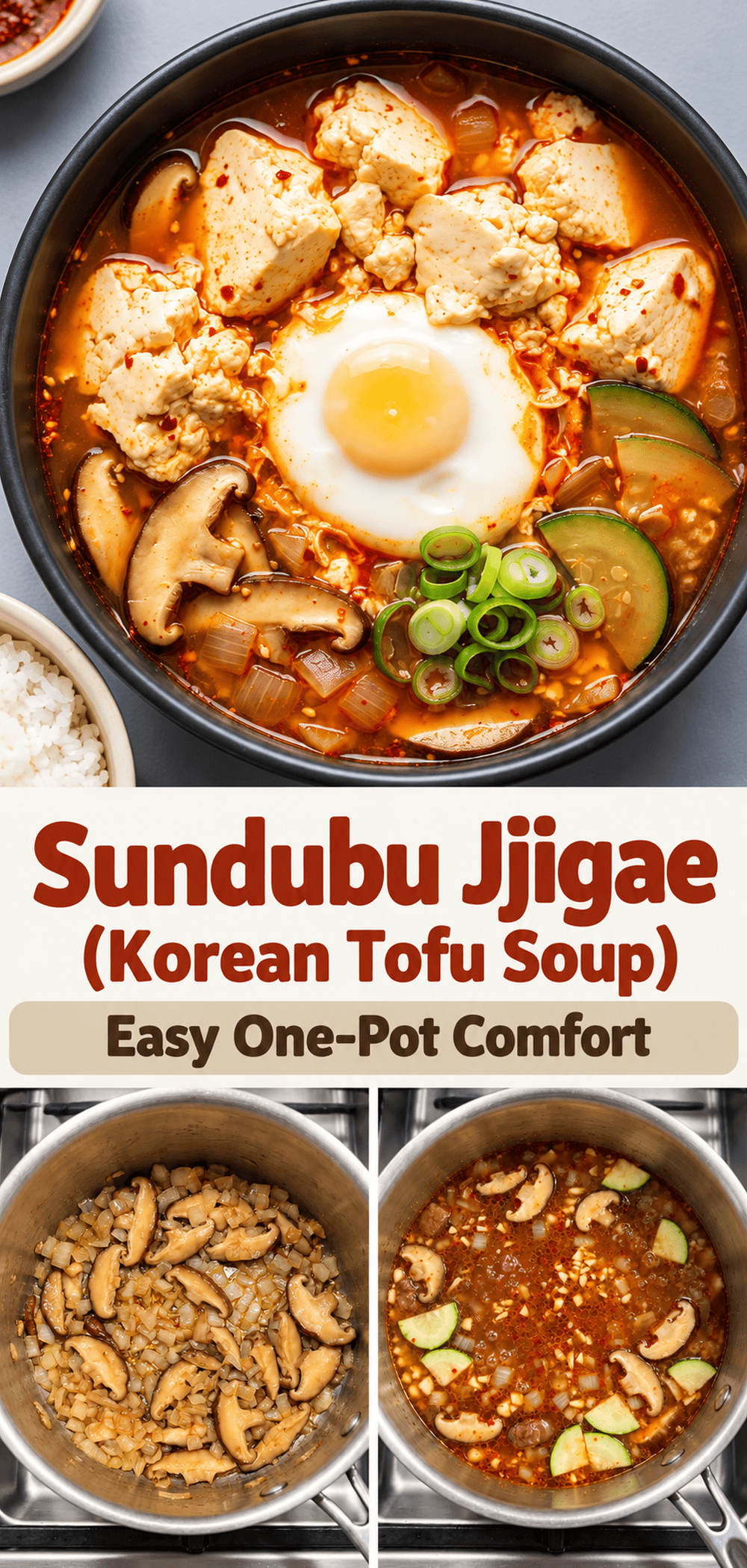 One-Pot Comfort with Sundubu Jjigae (Korean Tofu Soup)