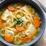 Tofu “Chicken” Noodle Soup