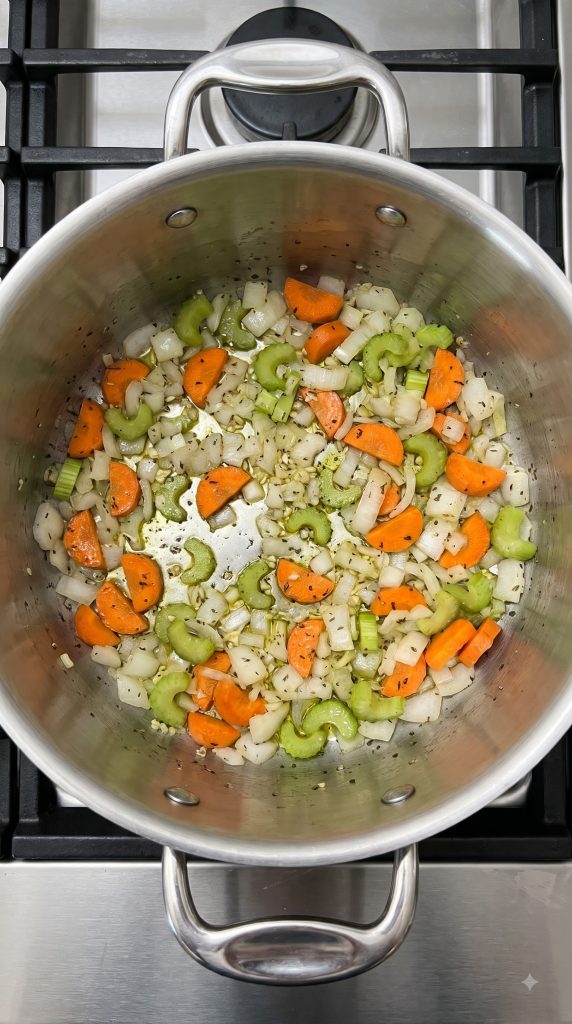 Step 2: Soften the Vegetables